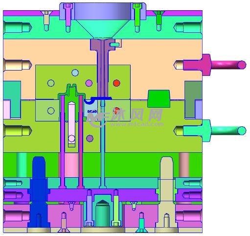 塑胶模具动态结构图_塑胶模具结构动画_模具塑胶动画结构图片